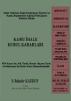 Kamu İhale Kurul Kararları