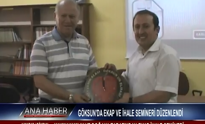 Göksun'da EKAP ve İhale Semineri