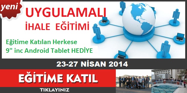 Kamu İhale ve Mali Mevzuat Semineri 23-27 Nisan 2014