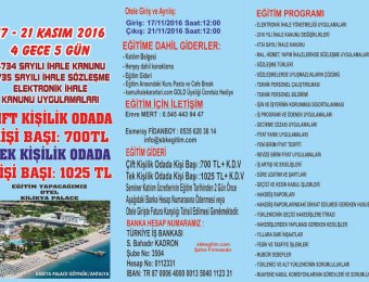 17.21 kasım 2016 semineri