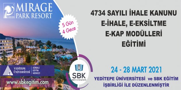 Mart 2021 Eğitim Programı